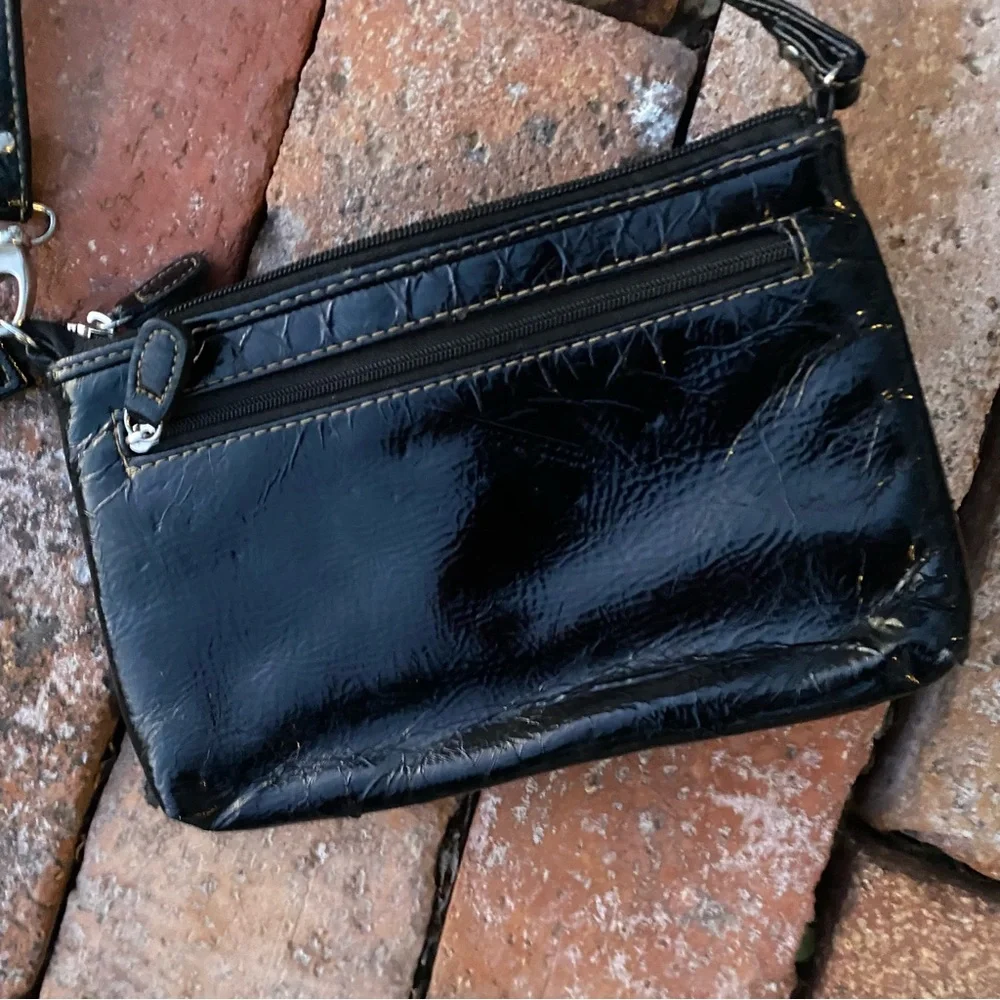 Franco Sarto Patent Leather Wristlet - Picture 2 of 4